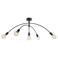 DECKENLEUCHTE CRUX 107/41 cm   - Schwarz, Basics, Metall (107/41cm) - Markslöjd