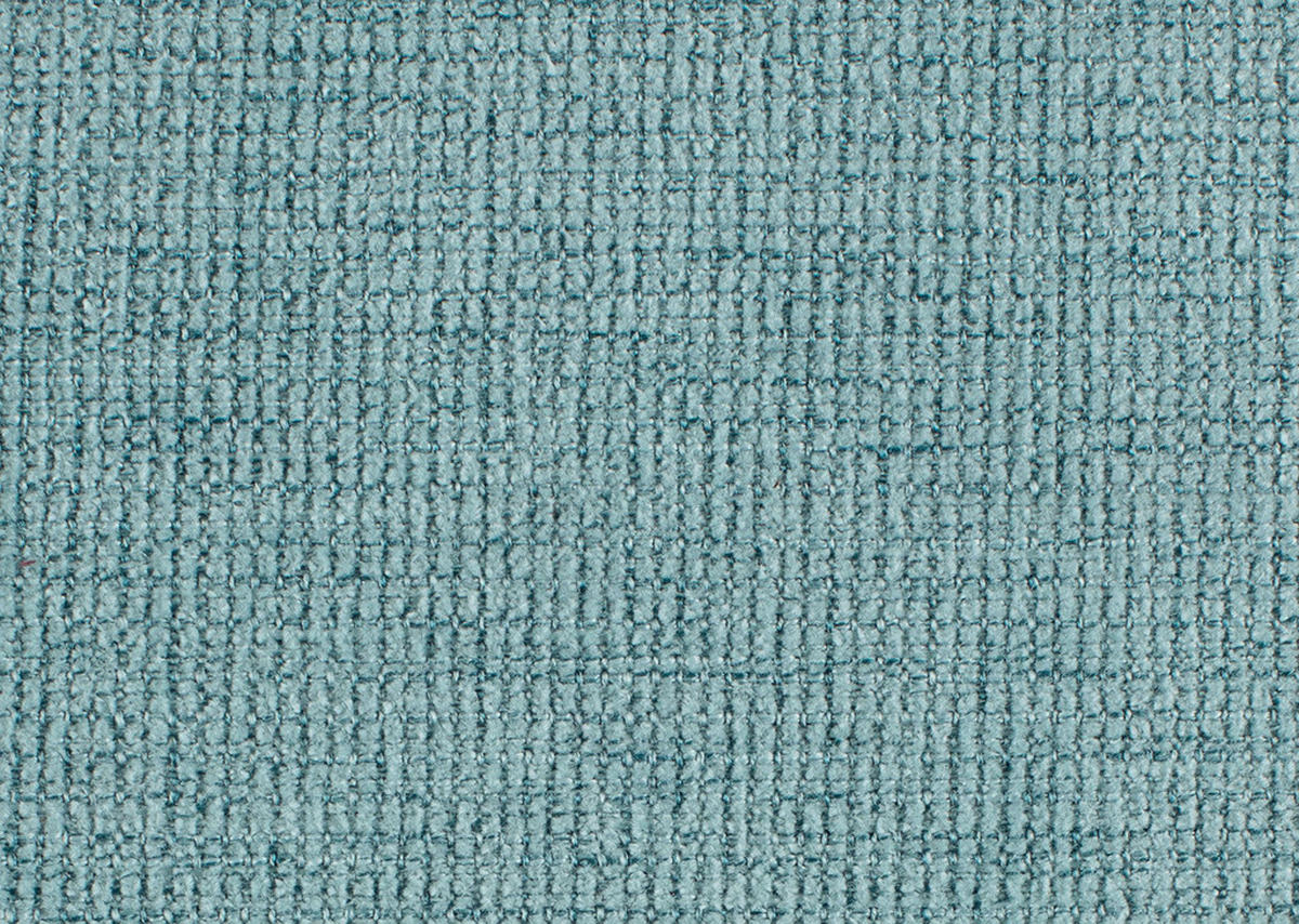 ECKSOFA in Webstoff Türkis  - Türkis/Schwarz, Design, Textil/Metall (206/256cm) - Beldomo System
