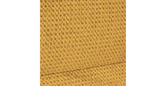 SCHLAFSOFA in Chenille Senfgelb - Senfgelb/Schwarz, KONVENTIONELL, Kunststoff/Textil (201/72/98cm) - Carryhome