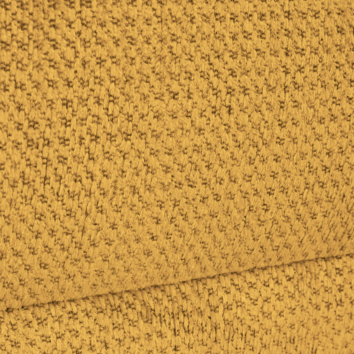SCHLAFSOFA  mit Stoffauswahl, Liegefunktion, Schlafen auf Sitzhöhe, Rücken echt Chenille Senfgelb  - Senfgelb/Schwarz, KONVENTIONELL, Kunststoff/Textil (201/72/98cm) - Carryhome