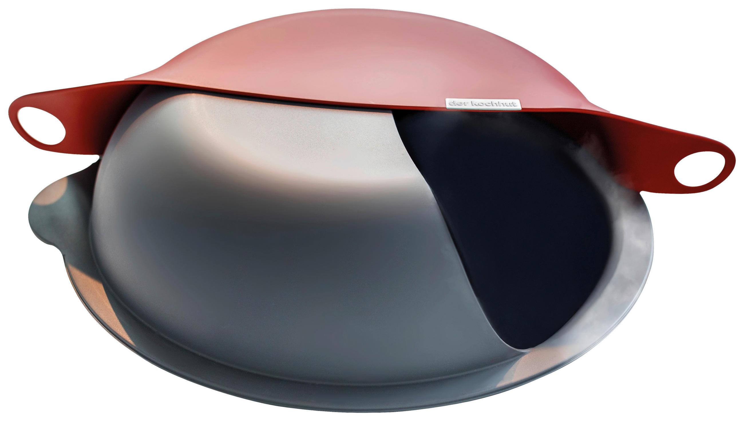 KOCHHUT  - Dunkelgrau/Rot, Basics, Kunststoff (28/28/8cm) - HKT