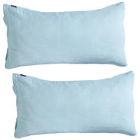 KISSENBEZUG-SET GENTANO 40/80 cm  - Hellblau, Basics, Textil (40/80cm) - Novel