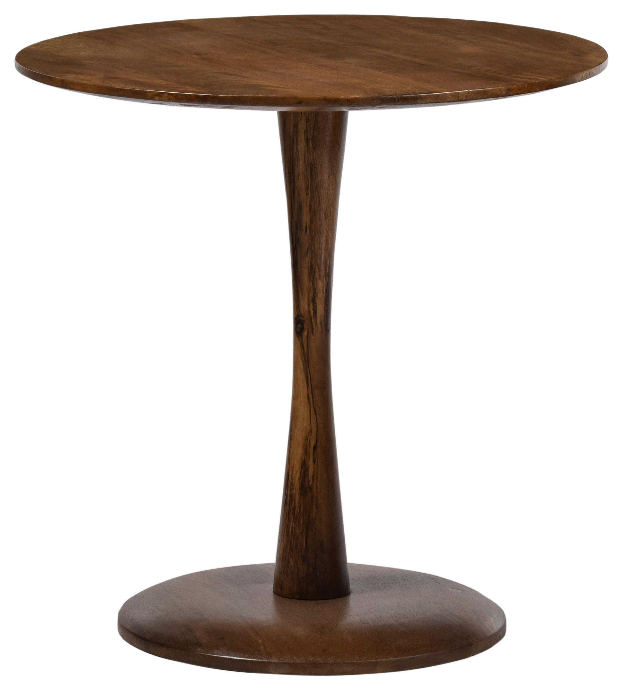 COUCHTISCH Mangoholz vollmassiv rund Braun 60/60/38 cm  - Braun, Natur, Holz (60/60/38cm) - Livetastic