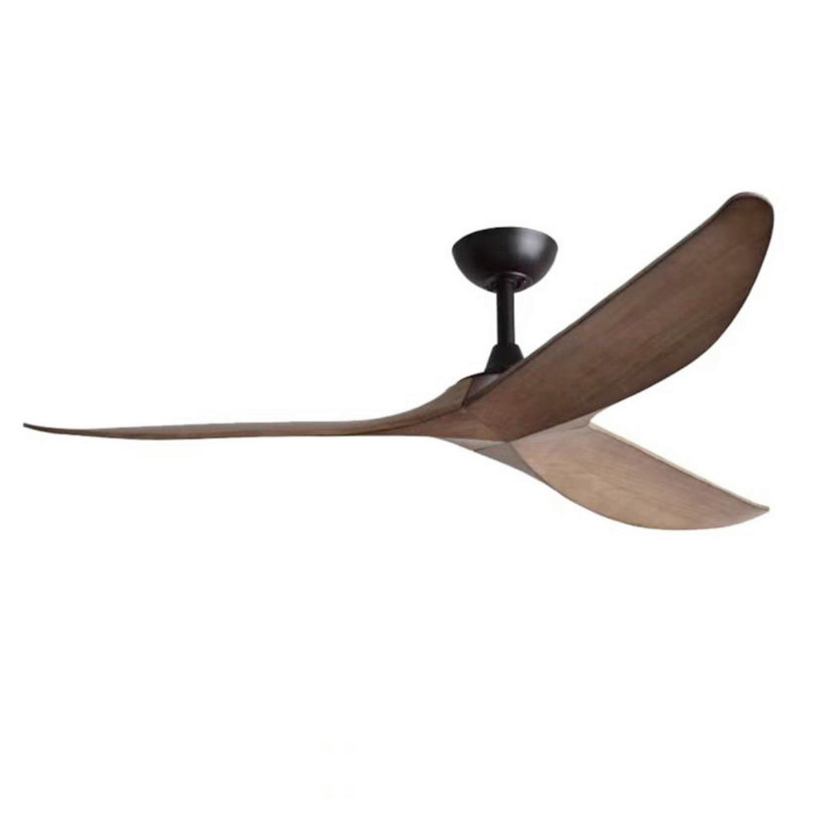 PLAFONSKI VENTILATOR - svetlobraon/crna, Osnovno, metal/plastika (137cm) - Mican