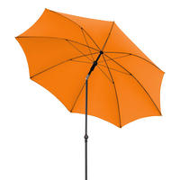 SONNENSCHIRM  200/200 cm  - Anthrazit/Orange, Basics, Textil/Metall (200/200cm) - Doppler