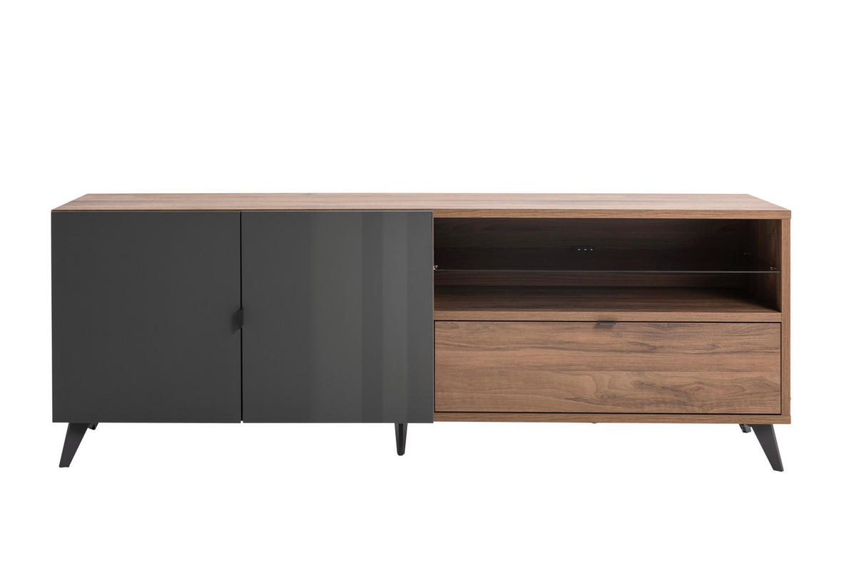 TV-ELEMENT  - Design, kovina/leseni material (179/43/64,6cm) - Carryhome