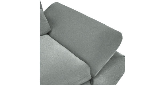 ECKSOFA  in Flachgewebe Mintgrau  204/341 cm  - Mintgrau/Schwarz, Design, Textil/Metall (204/341cm) - Xora