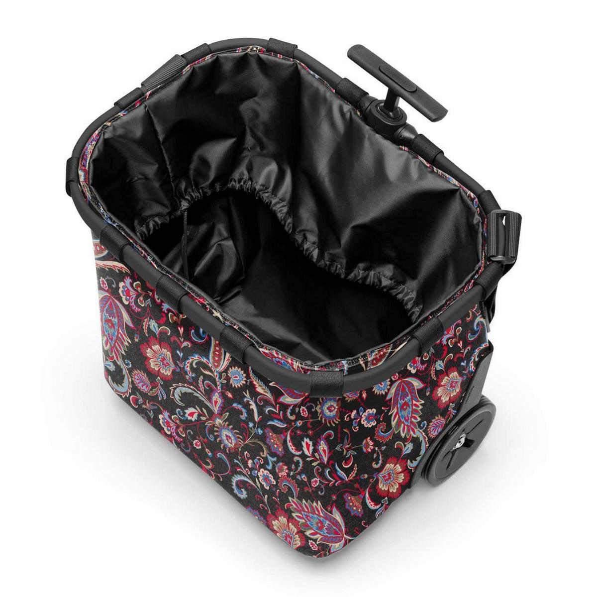 NÁKUPNÁ TAŠKA NA KOLIESKACH  - čierna, Basics, textil/plast (42/47,5/32cm) - Reisenthel