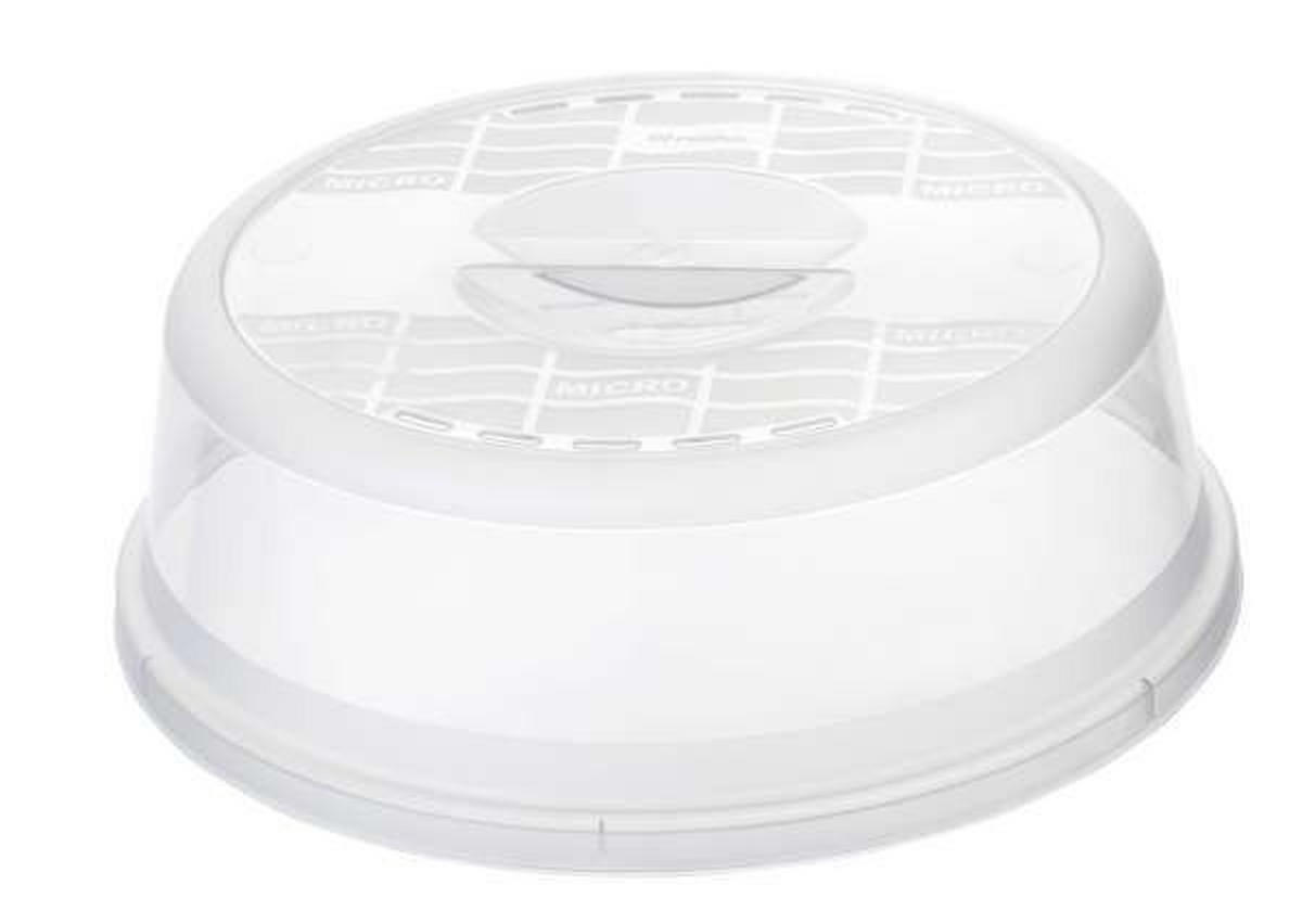 MIKROWELLENDECKEL BASIC  - Transparent, Basics, Kunststoff (30.4/28.5/9.2cm) - Rotho