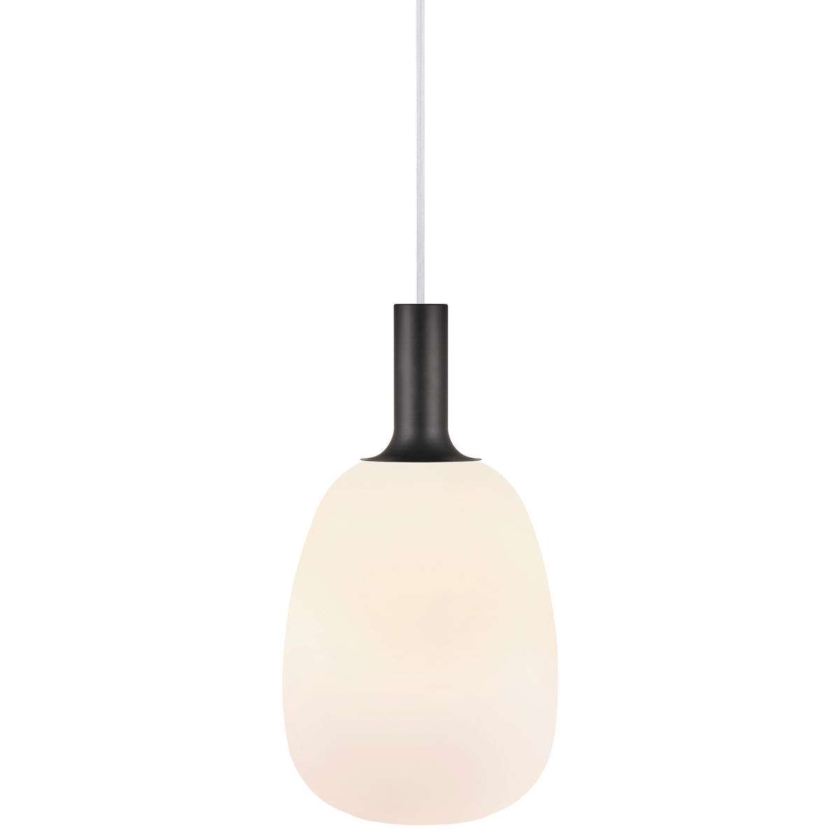 Hängeleuchte (1-flammig) aus O 43/343 cm  - Messingfarben/Schwarz, Basics, Glas/Metall (43/343cm) - Nordlux