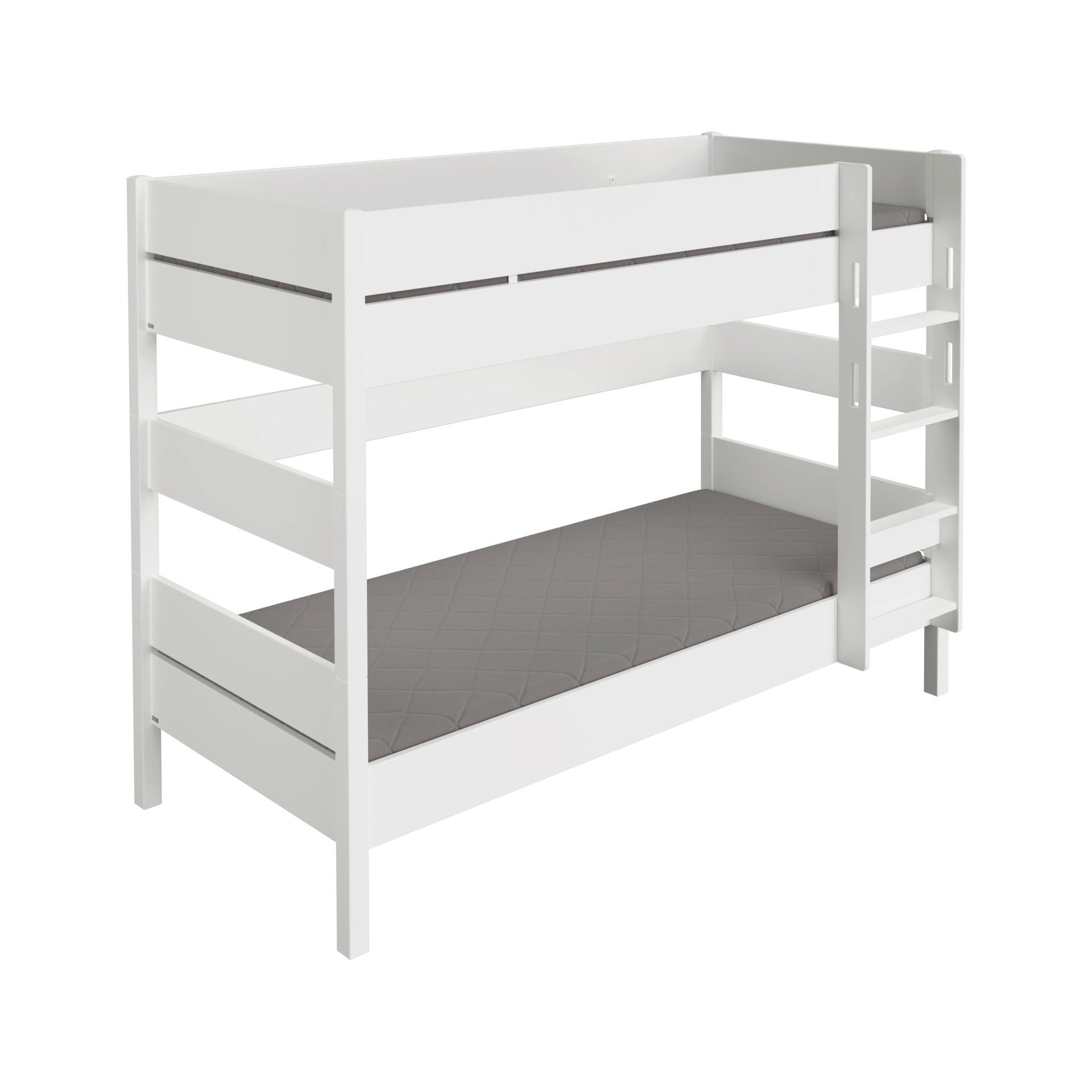 ETAGENBETT - Weiß, KONVENTIONELL, Holzwerkstoff (90/200cm) - Paidi