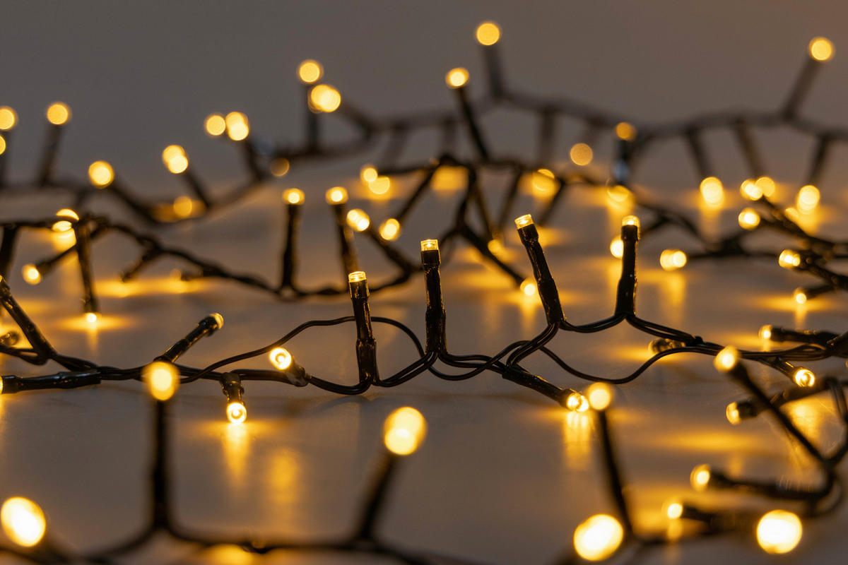 LICHTERKETTE 3400 cm  - Grün, KONVENTIONELL, Kunststoff (3400cm) - X-Mas