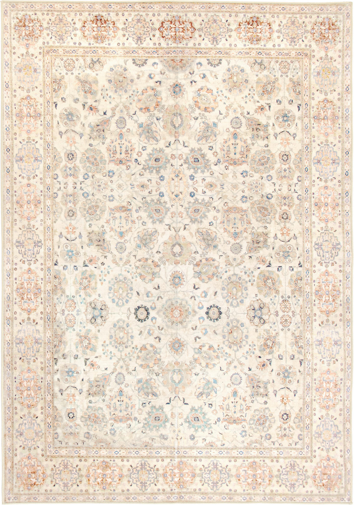 VINTAGE-TEPPICH 160/230 cm LIVING JANE, waschbar Hellrosa, Perlmutt, Pastellblau  - Pastellblau/Hellrosa, Design, Kunststoff/Textil (160/230cm) - Lindorug