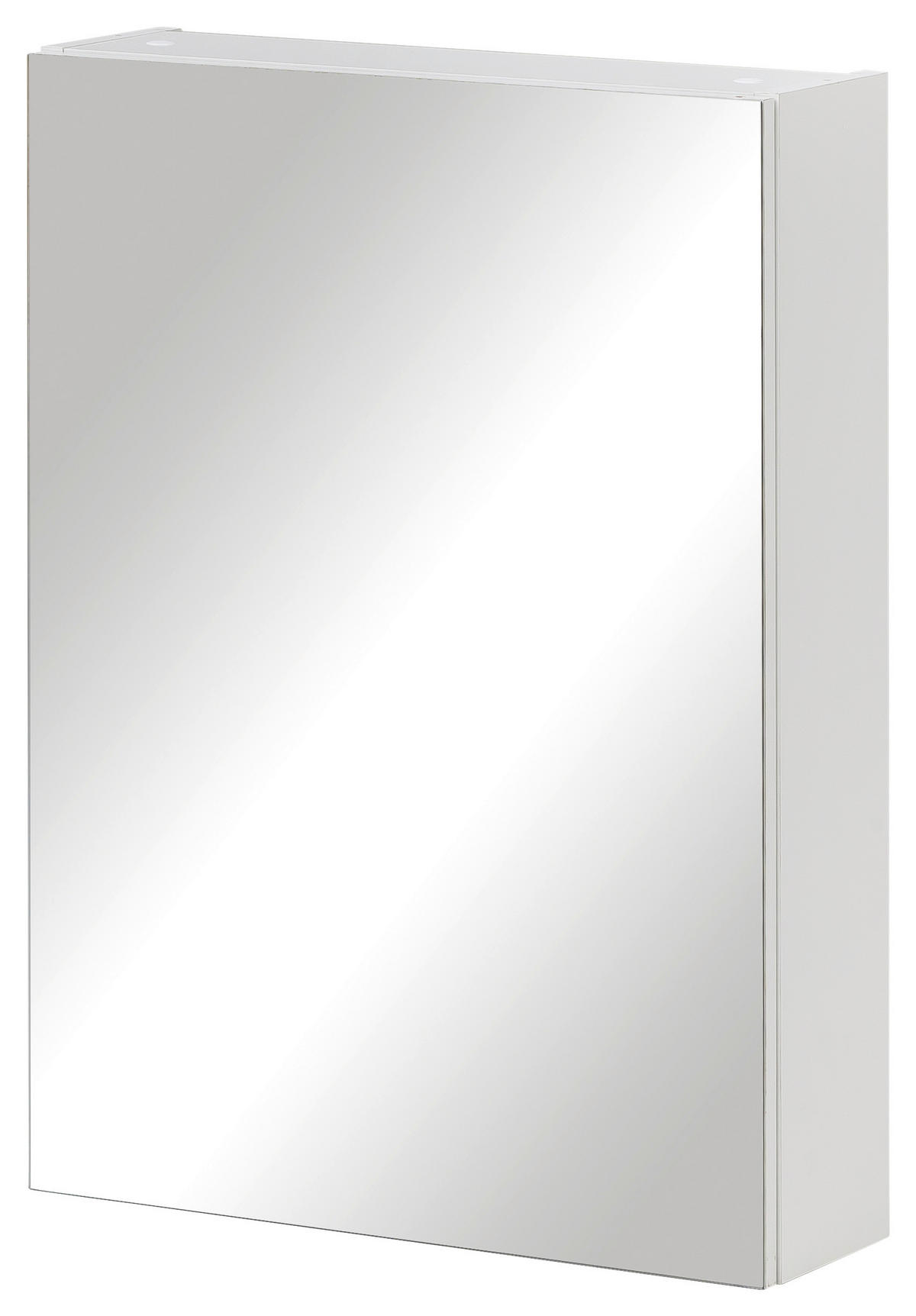 SPIEGELSCHRANK 50/71/16 cm  - Weiß, MODERN, Glas/Holzwerkstoff (50/71/16cm) - home24