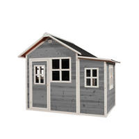 SPIELHAUS  - Grau, KONVENTIONELL, Holz (188/149/159cm) - EXIT Toys