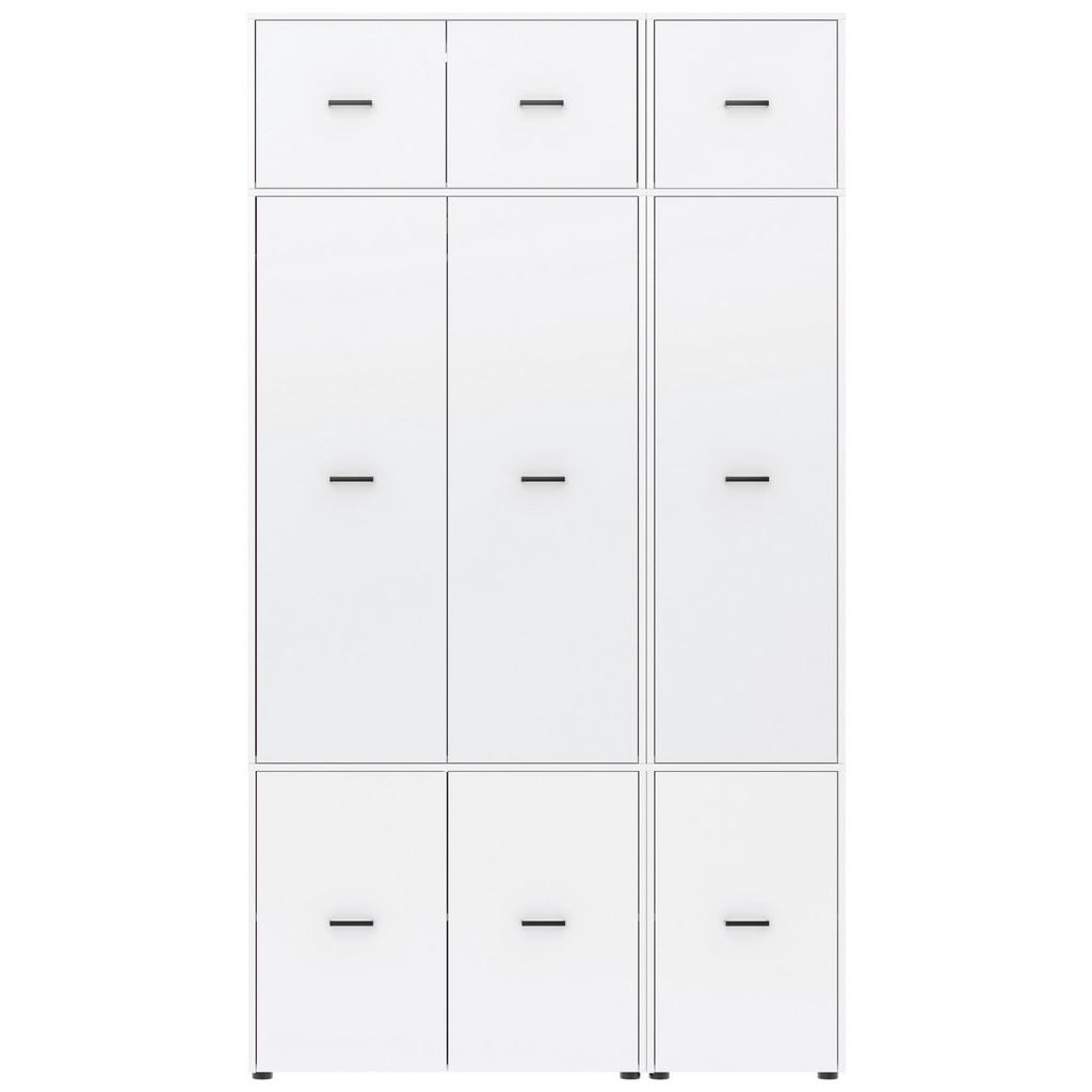 Drehtürenschrank 135 Cm Kivo, Weiß