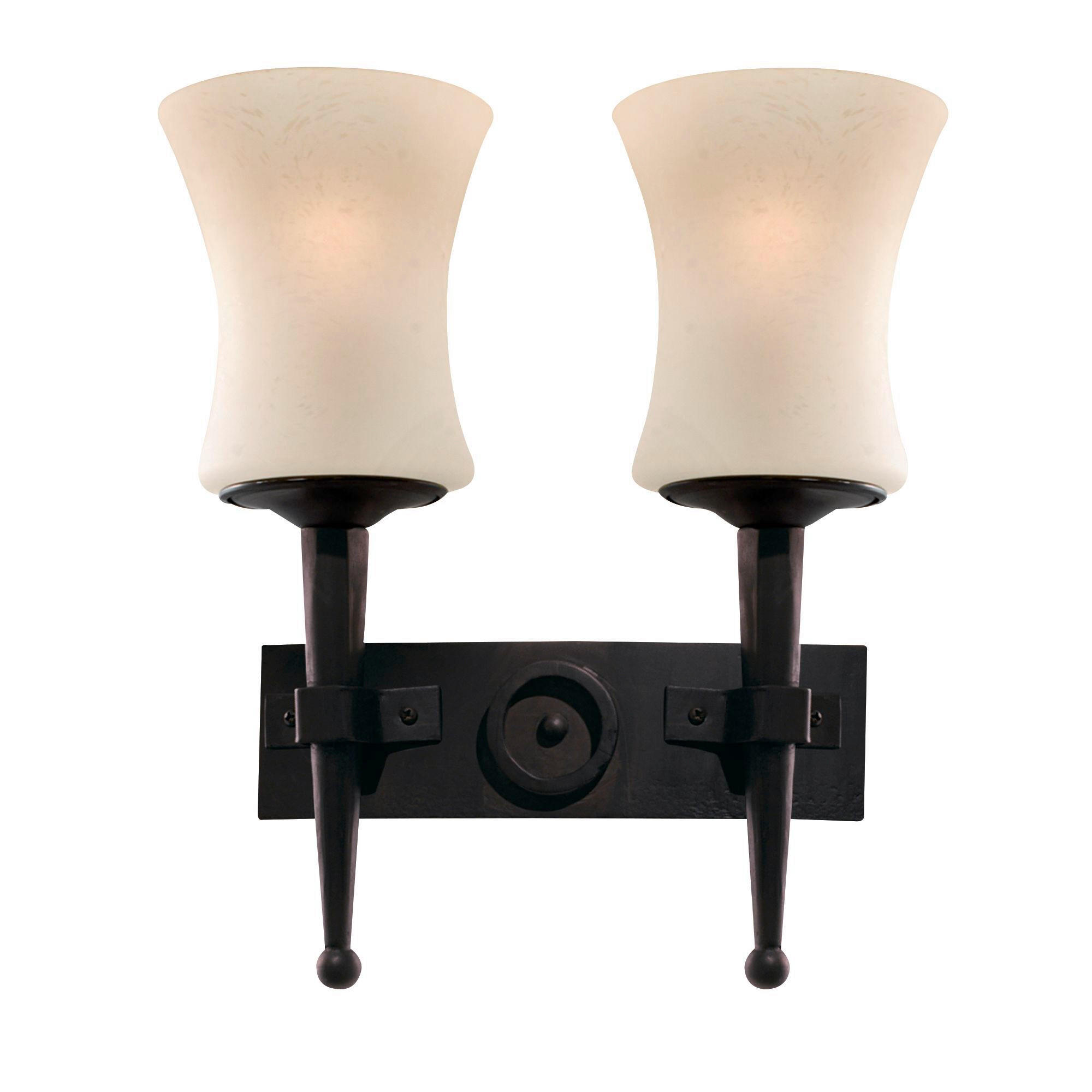 VÄGGLAMPA Cartwheel 31/34 cm   - Romantik / Lanthus, metall/glas (31/34cm)
