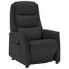 FERNSEHSESSEL Valdera  mit Relaxfunktion, Aufstehhilfe, Rücken echt Echtleder Anthrazit  - Anthrazit/Schwarz, KONVENTIONELL, Leder/Kunststoff (70/107/88cm) - Livetastic