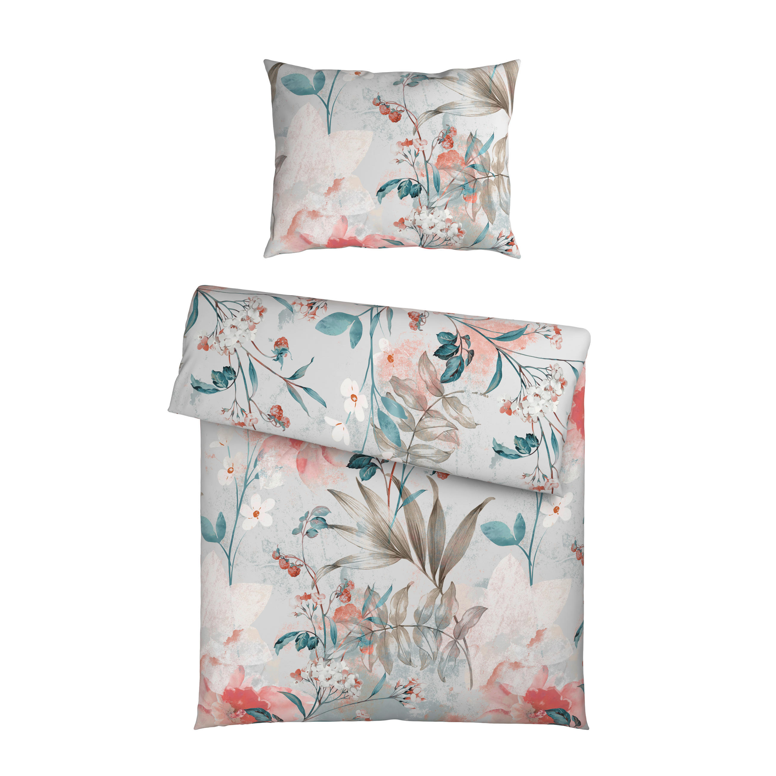 BETTWÄSCHE 2-teilig Satin 140/200 cm  - Multicolor, KONVENTIONELL, Textil (140/200cm) - Esposa
