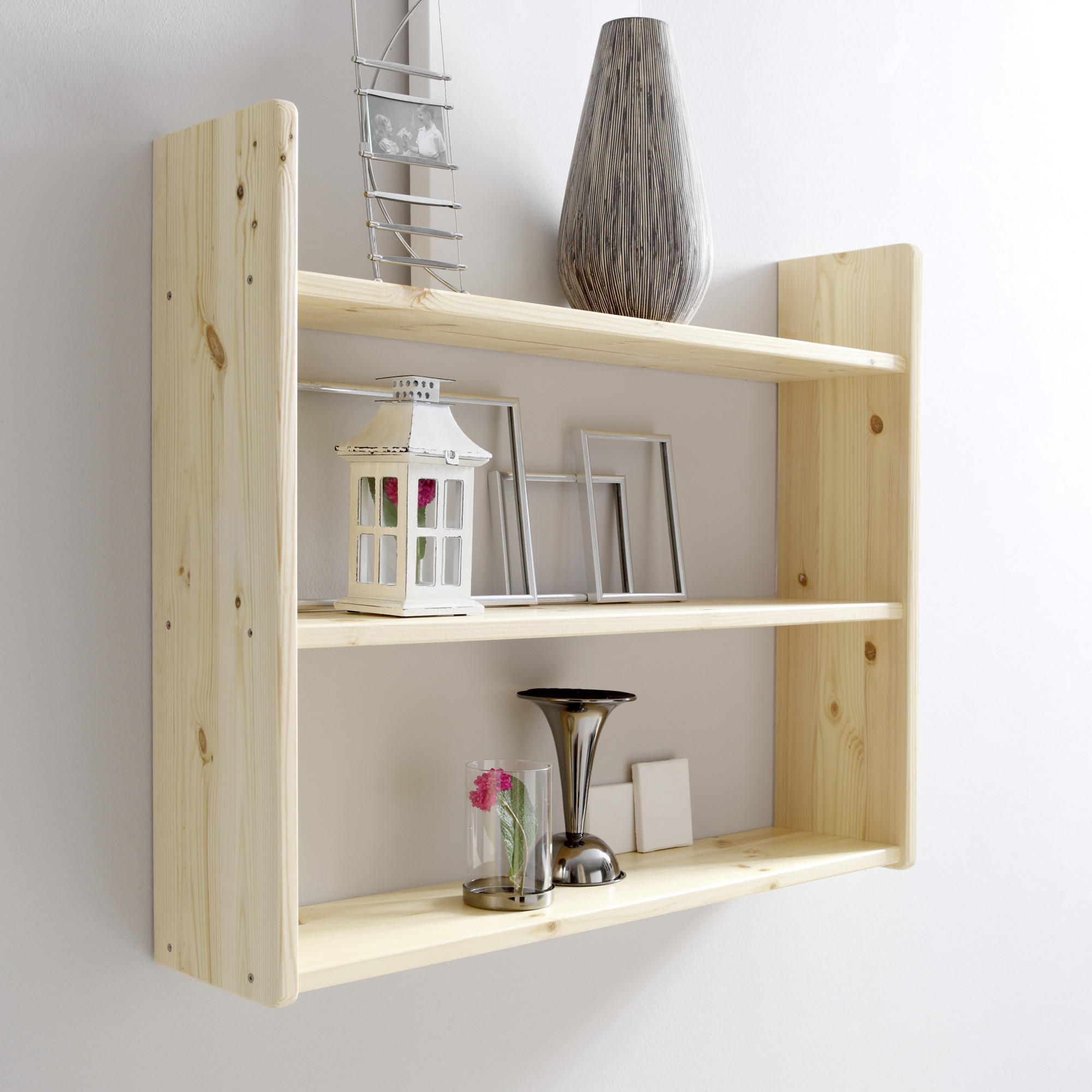 WANDREGAL Kiefer massiv Kieferfarben  - Kieferfarben, Basics, Holz (90/74/20cm) - MID.YOU
