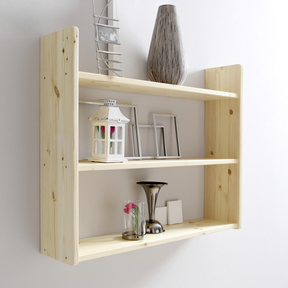 WANDREGAL Kiefer massiv Kieferfarben  - Kieferfarben, Basics, Holz (90/74/20cm) - MID.YOU