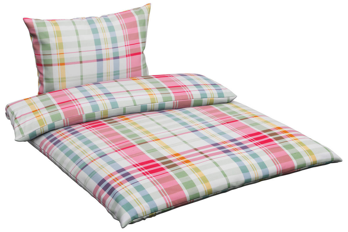 POSTEĽNÁ BIELIZEŇ, satén, viacfarebná, 140/200 cm - viacfarebná, Konventionell, textil (140/200cm) - Esposa
