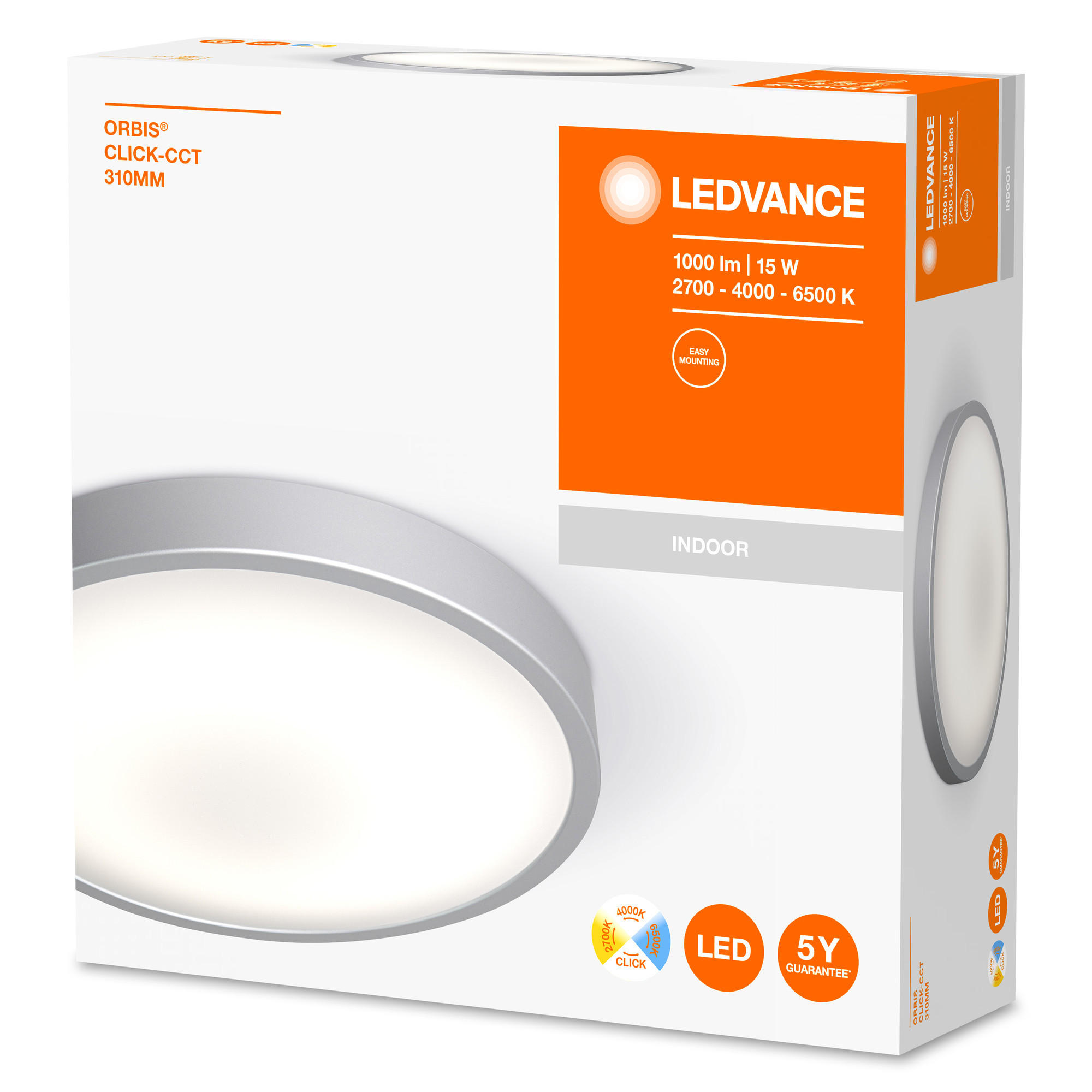 LED-DECKENLEUCHTE Orbis Sparkle 54,2/35,7/36,9 cm   - Basics (54,2/35,7/36,9cm) - Ledvance
