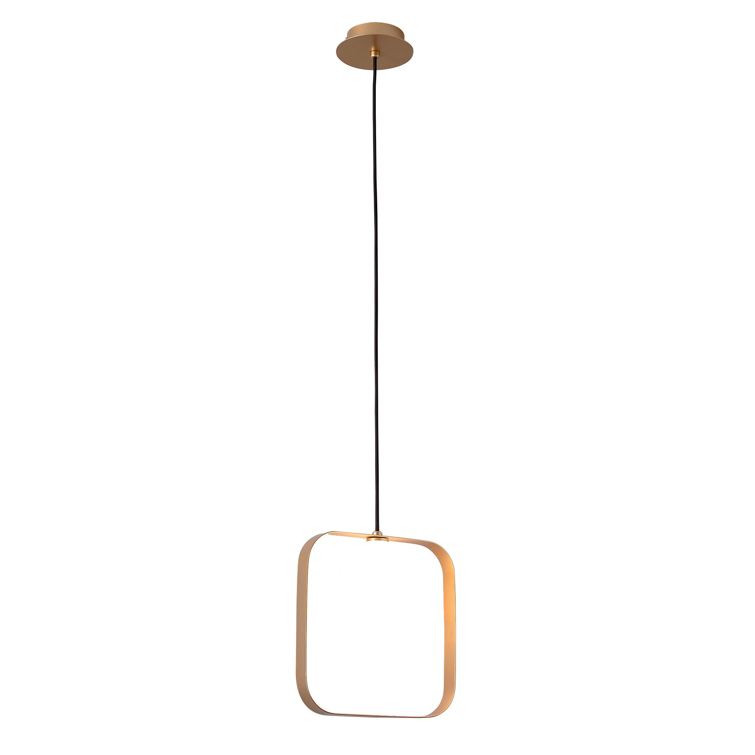 PENDELLEUCHTE Tula 12/26/140 cm   - Goldfarben/Schwarz, Design, Metall (12/26/140cm)