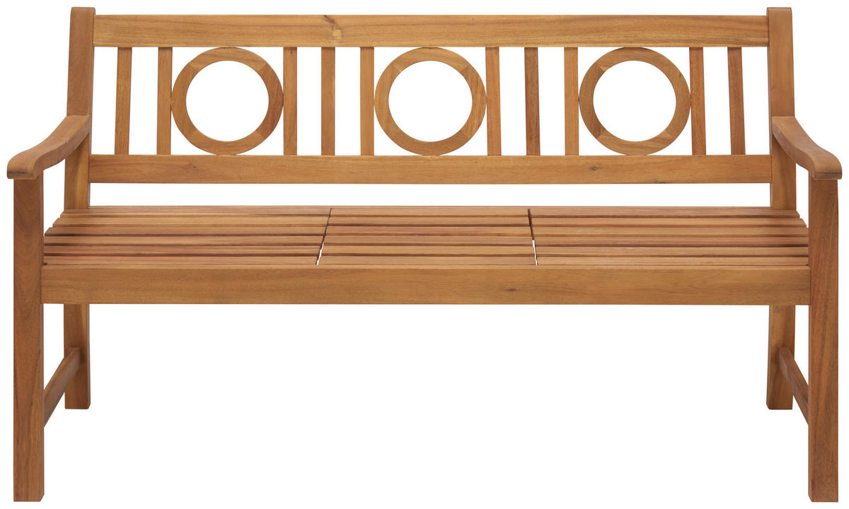 Bancă grădină & terasă in culoare lemn acacia  - culoare lemn acacia, Romantik / Landhaus, lemn (150/87/57cm) - Ambia Garden