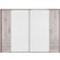 KLEIDERSCHRANK 4 -türig Eichefarben, Sandfarben, Weiß - Sandfarben/Eichefarben, Design, Holzwerkstoff (267/226/58cm) - Xora