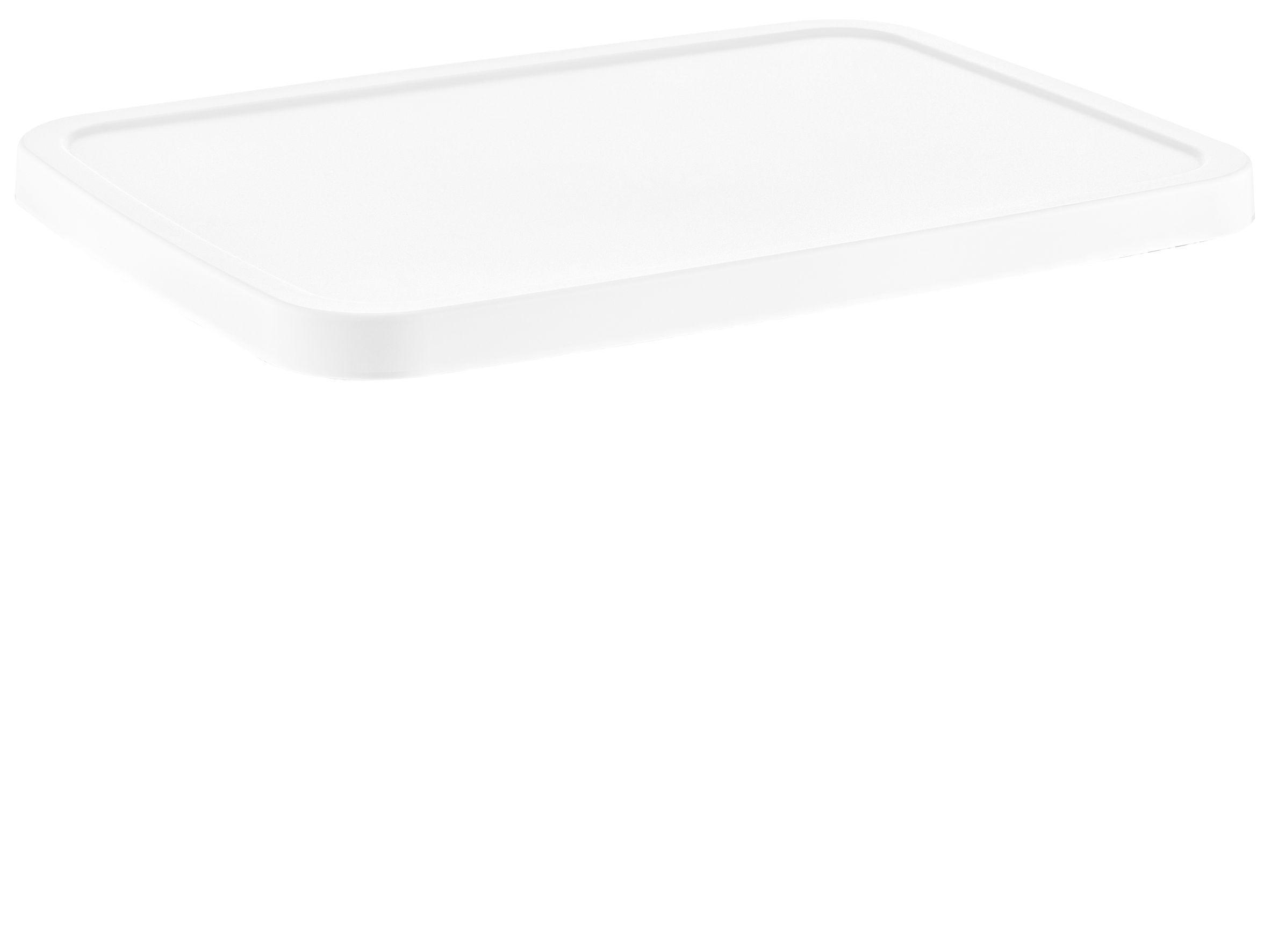 POKLOPAC - bela, Osnovno, plastika (28/38,5cm) - Homeware