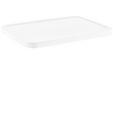 DECKEL  - Weiß, Basics, Kunststoff (28/38,5cm) - Homeware