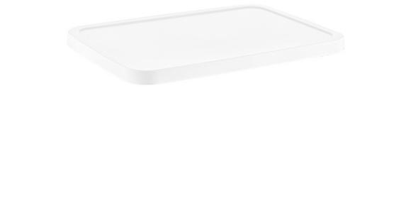 DECKEL - Weiß, Basics, Kunststoff (28/38,5cm) - Homeware