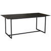 ESSTISCH in Keramik 180/90/76 cm  - Schwarz, Design, Keramik/Metall (180/90/76cm) - MID.YOU