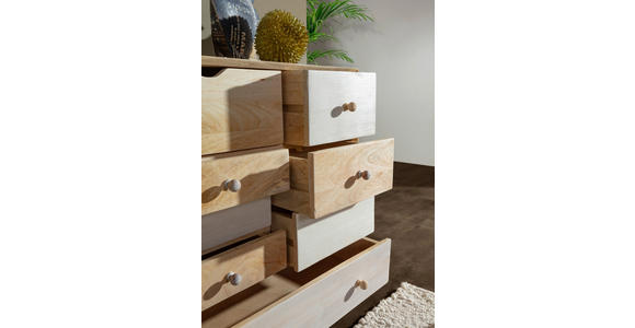 KOMMODE Kata  in 70/80/41 cm  - Naturfarben/Weiß, Design, Holz (70/80/41cm) - Landscape