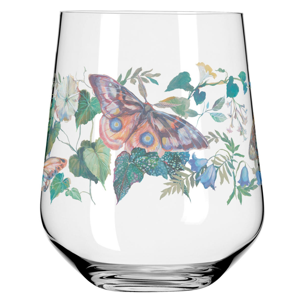 GINGLAS 710 ml 2-teilig  - Blau/Transparent, Design, Glas (10,2/12,4cm) - Ritzenhoff