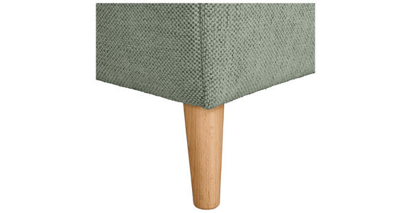 ECKSOFA  in Flachgewebe Hellgrün  306/202 cm  - Buchefarben/Hellgrün, KONVENTIONELL, Holz/Textil (306/202cm) - Carryhome