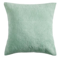 KISSENHÜLLE 52/52 cm  - Hellgrün, Basics, Textil (52/52cm) - Bio:Vio