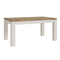 TRPEZARIJSKI STO  hrast artisan, boja peska, stari hrast   - stari hrast/boja hrasta, Dizajnerski, pločasti materijal (160-206/75/90cm) - Hom`in