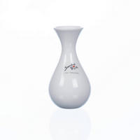 VASE 13 cm  - Weiß, Basics, Keramik (6,5/13cm)