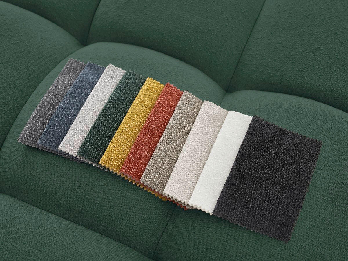 HOCKER EVEREST Struktur Grün  - Schwarz/Grün, MODERN, Kunststoff/Textil (166/100/40cm)