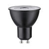 LED-LEUCHTMITTEL GU10 350 lm  - Schwarz, Basics, Kunststoff (5,0/5,5cm) - Paulmann