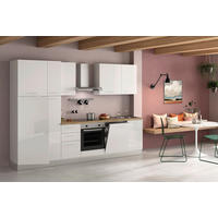 KUHINJSKI BLOK - barve hrasta/bela, Trendi, kovina/umetna masa (300/216/60cm) - Italstyle