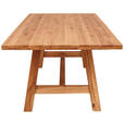 ESSTISCH Wildeiche massiv rechteckig Wildeiche  - Wildeiche, ROMANTIK / LANDHAUS, Holz (220/100/75cm) - Linea Natura
