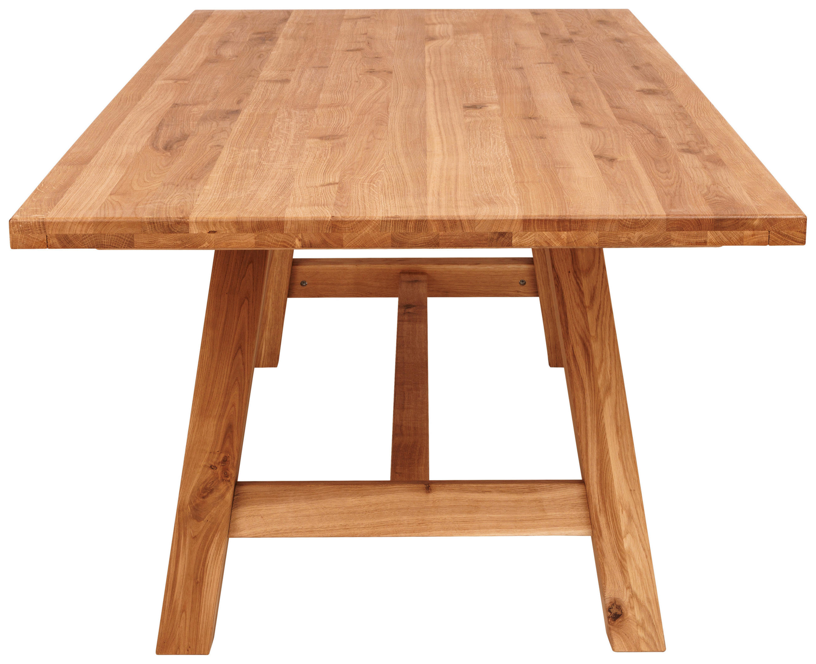 Thumbnail - Linea Natura Esstisch, Wildeiche, Holz, Wildeiche, massiv, rechteckig, eckig, 100x75x220 cm, Esszimmer, Tische, Esstisch...