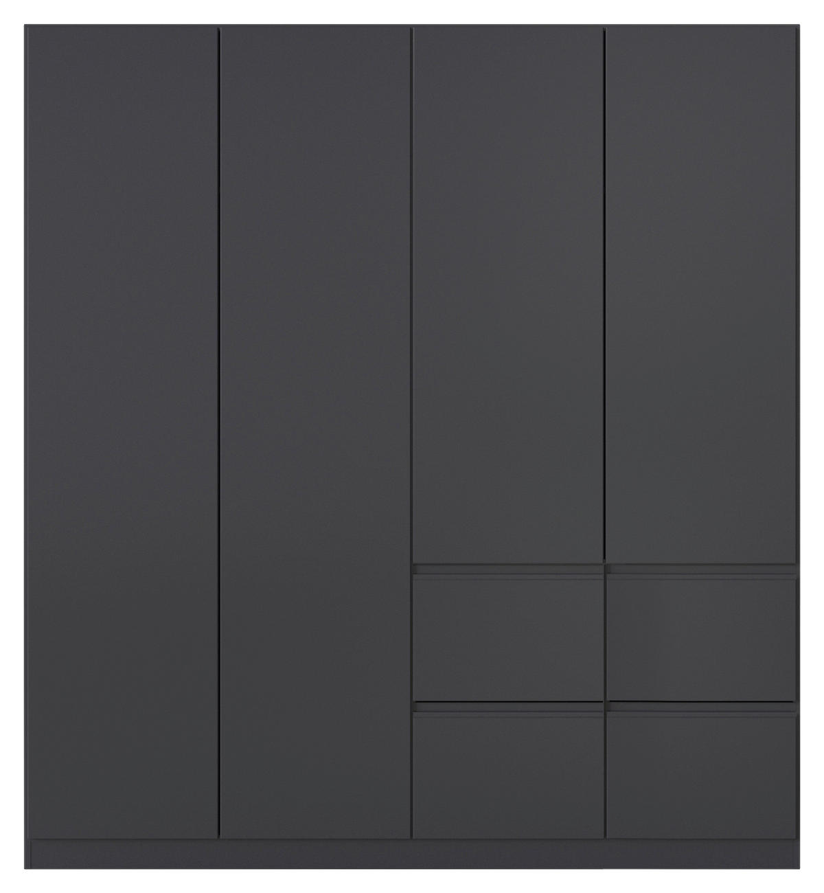 KLEIDERSCHRANK in Grau  - Grau, Trend, Holzwerkstoff/Kunststoff (181/197/54cm) - Xora