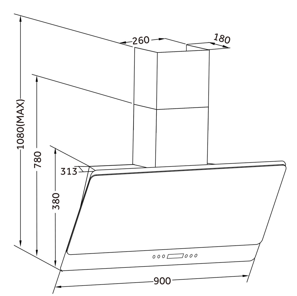 KÜCHENBLOCK 270 cm   in Eichefarben  - Eichefarben/Weiß, MODERN, Holzwerkstoff (270cm) - Respekta