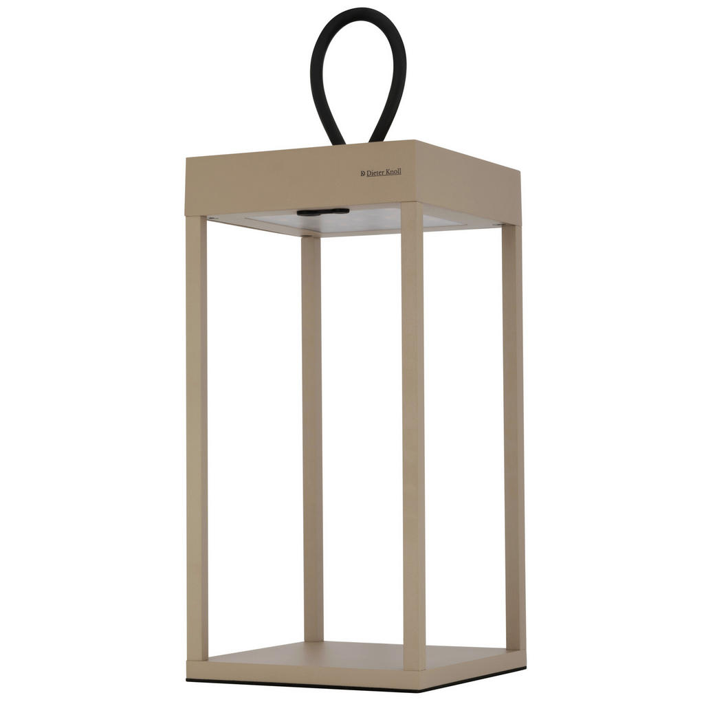 Dieter Knoll STOLNÍ LAMPA NA BATERIE, dotykový stmívač, 15/15/30 cm