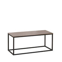 KONFERENČNÝ STOLÍK, sivá, keramika, 100/44/40 cm - čierna/sivá, Modern, kov/keramika (100/44/40cm) - MID.YOU