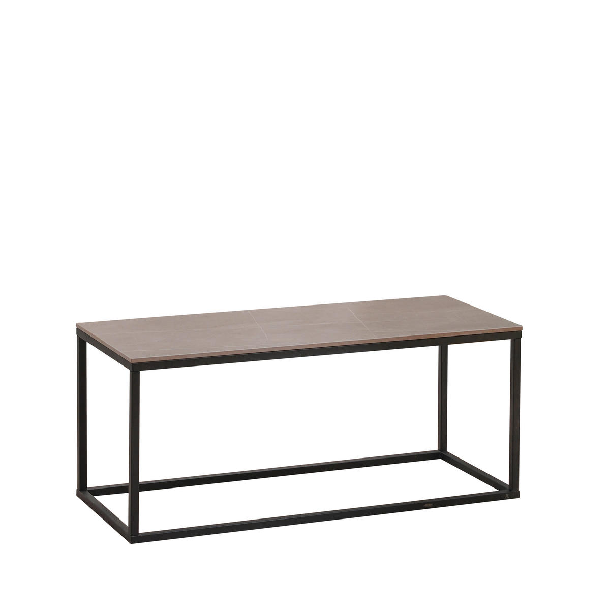 KONFERENČNÝ STOLÍK, sivá, keramika, 100/44/40 cm - čierna/sivá, Modern, kov/keramika (100/44/40cm) - MID.YOU